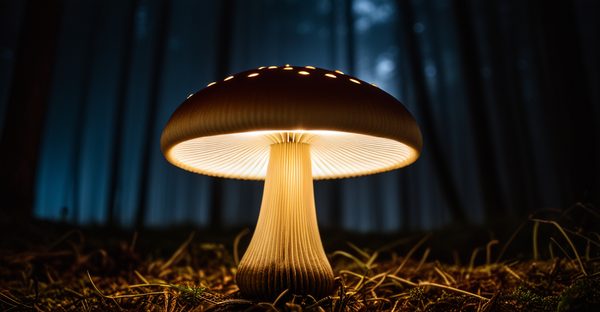 Éclairez votre espace avec la lampe led forme champignon